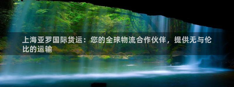 尊龙体育正规么：上海亚罗国际货运：您的全球物流合作伙伴，