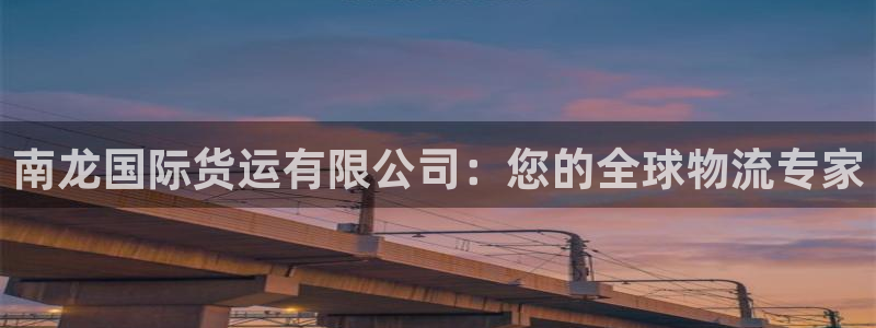 尊龙凯时和九游会哪个平台好一点：南龙国际货运有限公司：您
